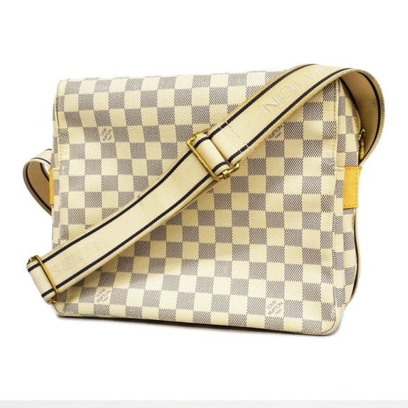 Auth Louis Vuitton Damier Azur Naviglio
N51189 Women's Shoulder Bag - Picture 1 of 15